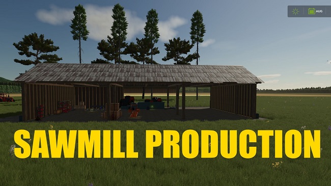 Animated Sawmill (FS25) v1.0.0.0
