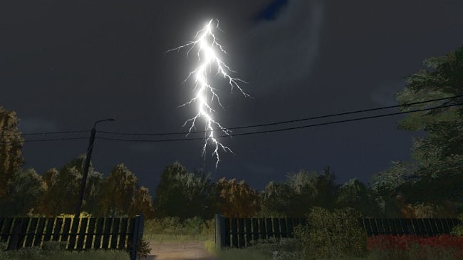 Гроза с Молниями (FS25) v1.0.1.0