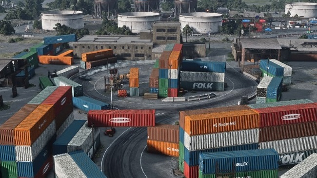 Карта Drift Industrial | We'!saquee (Beamng) v1.0