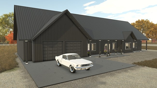 House With Two Car Garage (FS25) v1.0.0.0