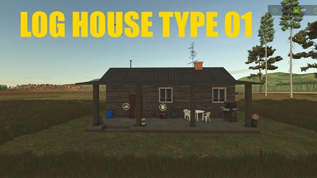 Constructible Log House (FS25) v1.0.0.0