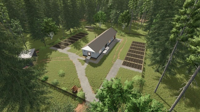 Карта "Заброшенная Тайга" (FS25) v1.0.0.0