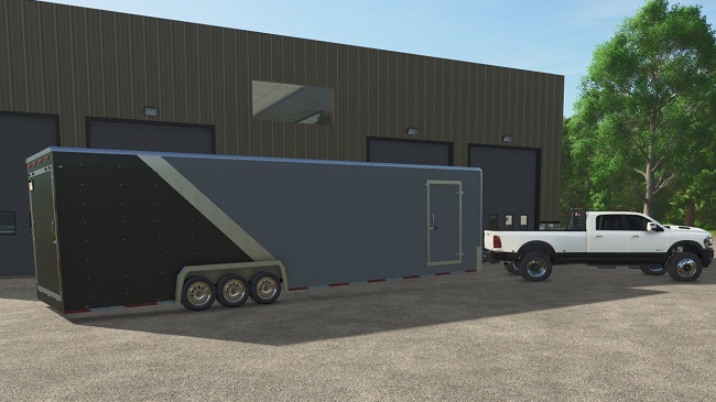 35ft Enclosed Trailer (FS25) v1.0.0.0