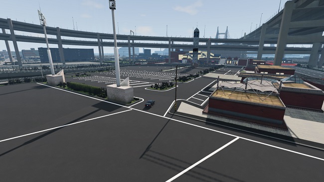 Карта Daikoku Parking Area, JP (Beamng) v1.0