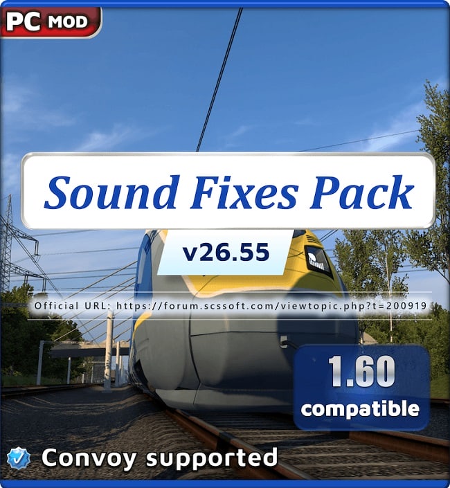 Звуковой мод Sound Fixes Pack (ETS2/ATS) v26.55.1