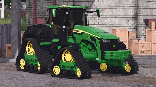John Deere 8RX540 High Horsepower And Side Tanks (FS25) v1.0.0.0