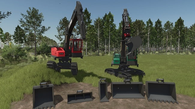 Forestry Excavator Pack (FS25) v1.0.0.0