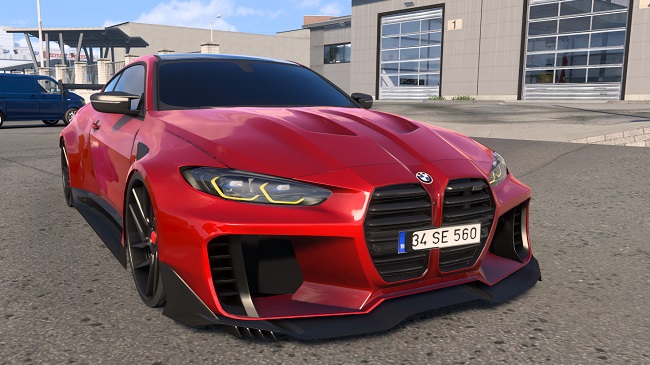 BMW M4 Widebody 2023 (ETS2/ATS) v1.0