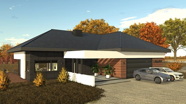 Modern House With Garage (FS25) v1.0.0.0