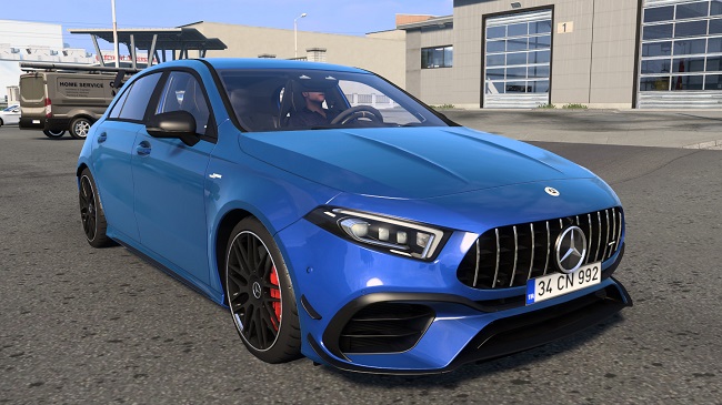 Mercedes AMG A45 S 2022 (ETS2/ATS) v1.0