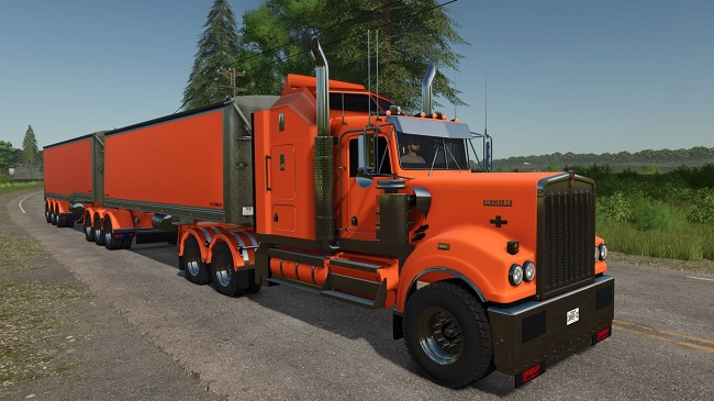 Kenworth T900 Legend + Tipper and Dogg Trailer (FS25) v1.0.0.0