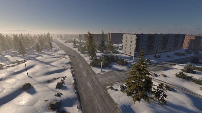 Карта "Северозимск" (Beamng) v1.0