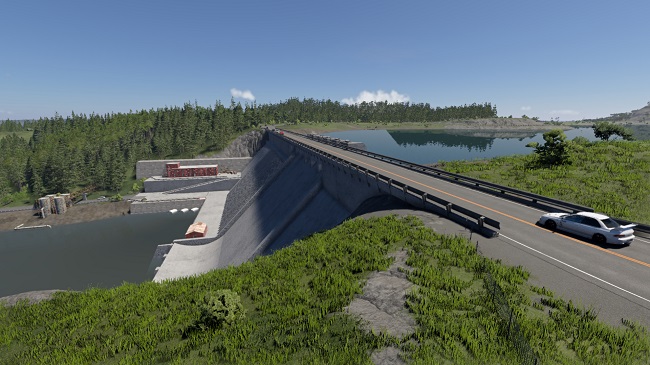 Карта River Highway (Beamng) v1.8