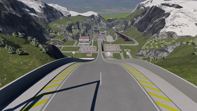 Карта Car Jump Arena (Beamng) v5.0