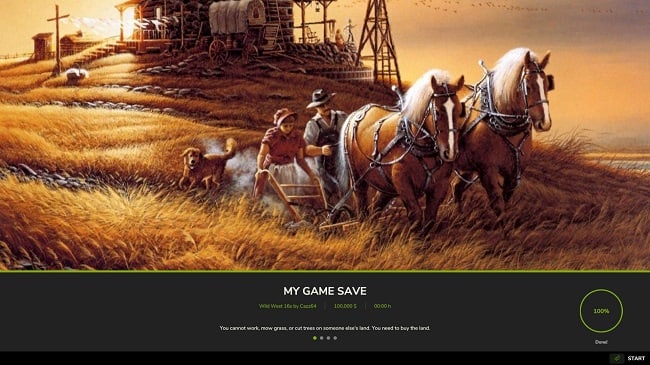 Карта Wild West 16x (FS25) v1.0.0.0