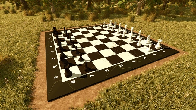 Playable Garden Chess Set (FS25) v1.0.0.0