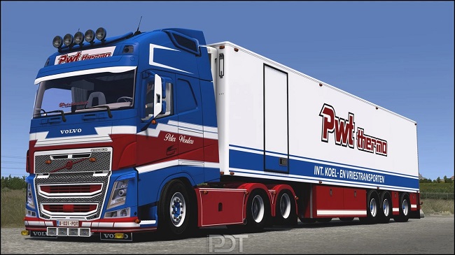 Volvo FH12 + Trailer PWT Thermo (ETS 2) v14.0