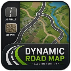 Dynamic Road Map (FS25) v1.0.0.0