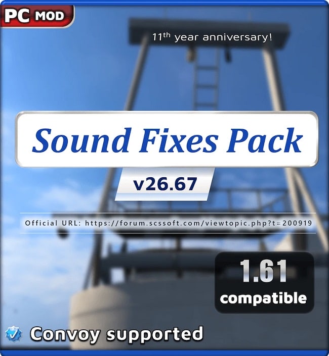 Звуковой мод Sound Fixes Pack (ETS2/ATS) v26.67