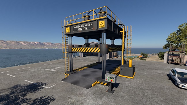 Hydraulic Press 1000t + XL giant version (Beamng) v1.0