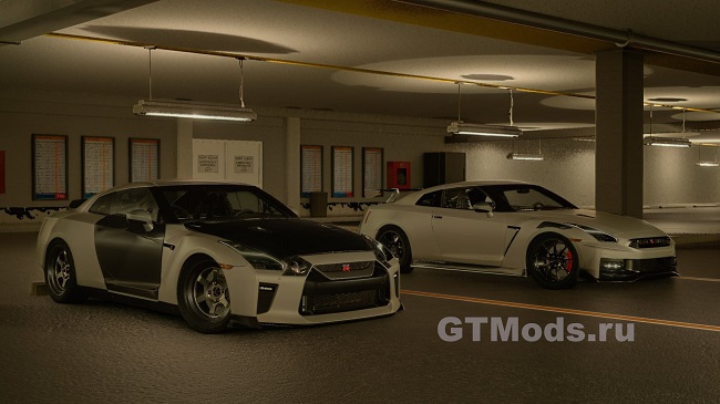 Карта Indoor Parking Lot (Beamng) v1.0