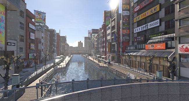 Карта Sotenbori, Osaka (Beamng) v1.0