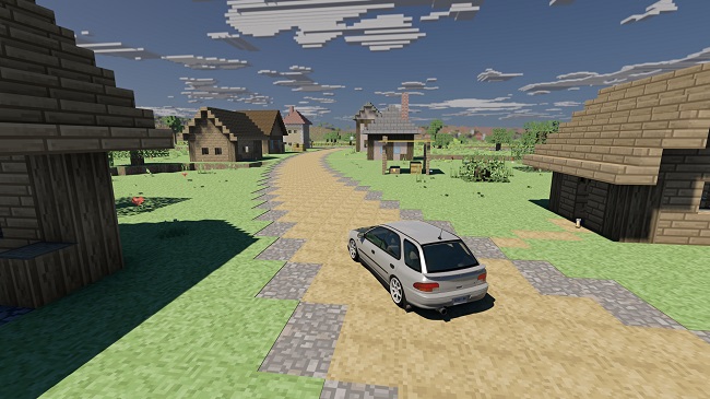 Карта Blocklands - a Minecraft World (Beamng) v1.0